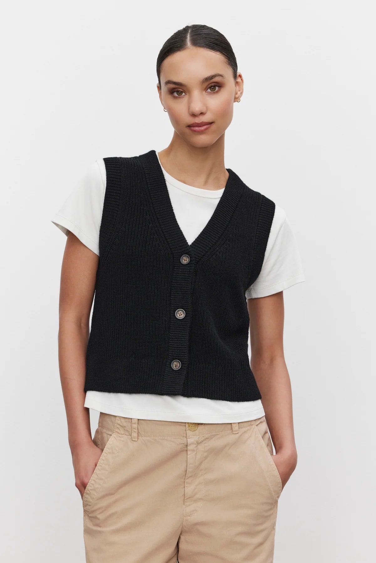 VELVET BY GRAHAM & SPENCER Lu Sweater Vest