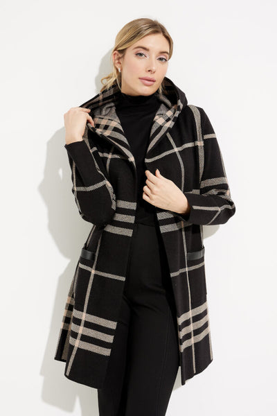 JOESPH RIBKOFF PLAID COVER-UP